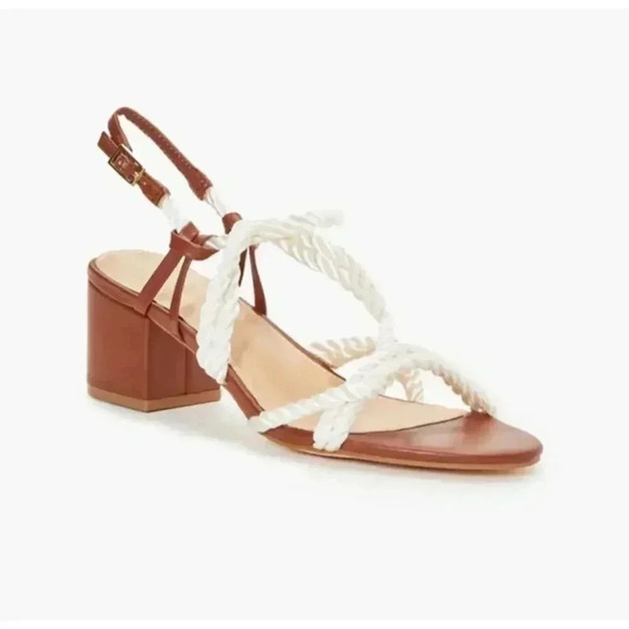 JustFab Braid It Gladiator Sandal Heels - Picture 1 of 5